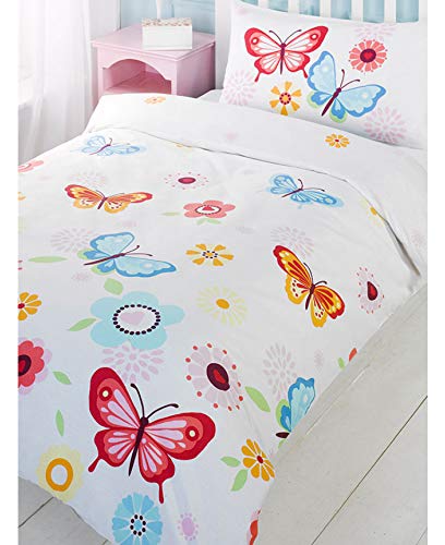 Price Right Home Papillon Simple Housse de Couette et taie d'oreiller Set