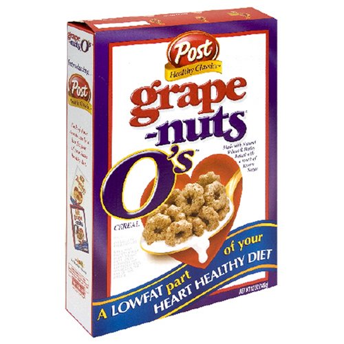 Post GrapeNuts O'S Cereal, 12Ounce Box