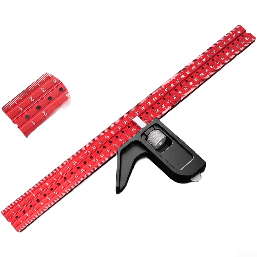 Squadra da Falegname 400mm Lega Alluminio Angoli