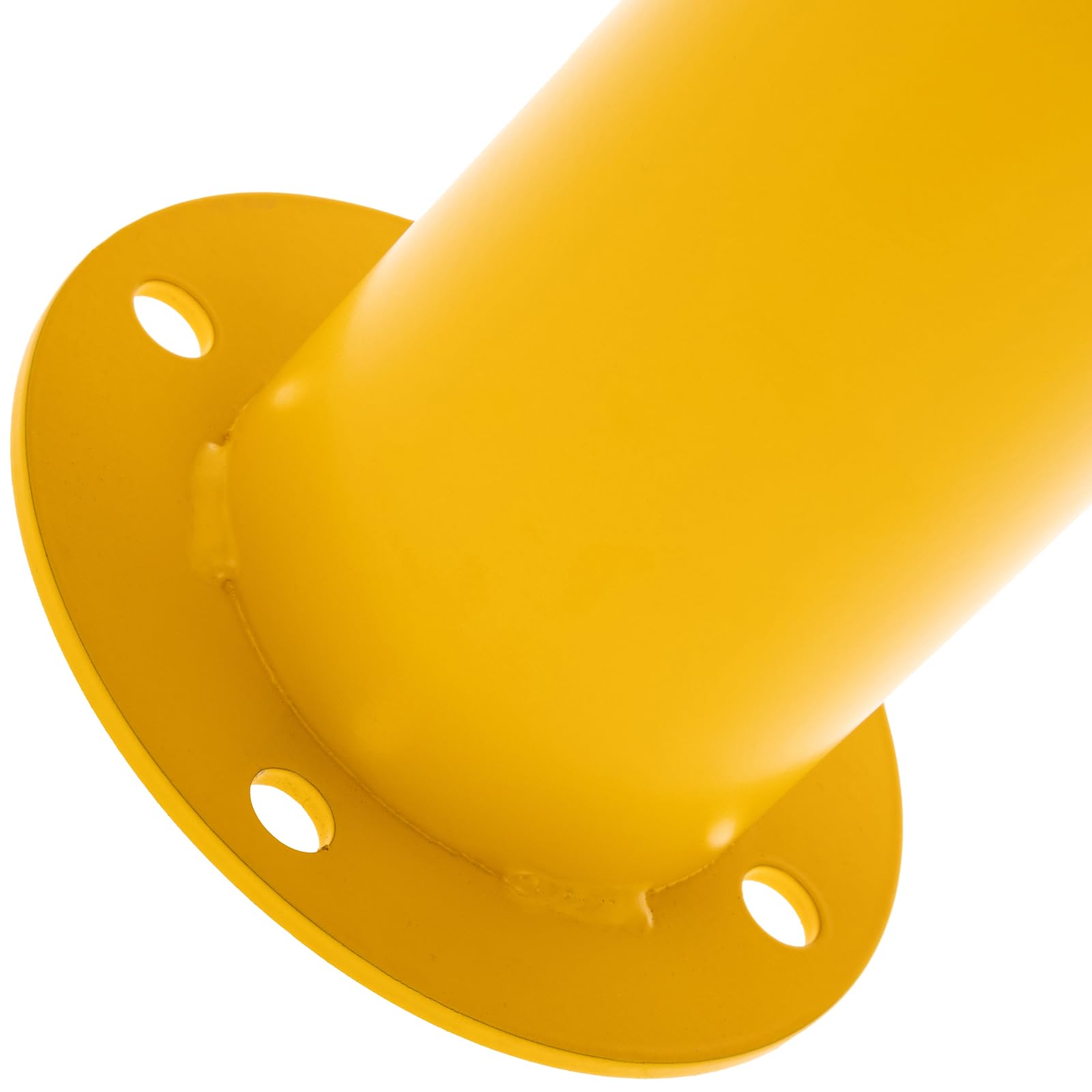 PrimeMatik Pilona bolardo de acero amarilla 110x1000mm