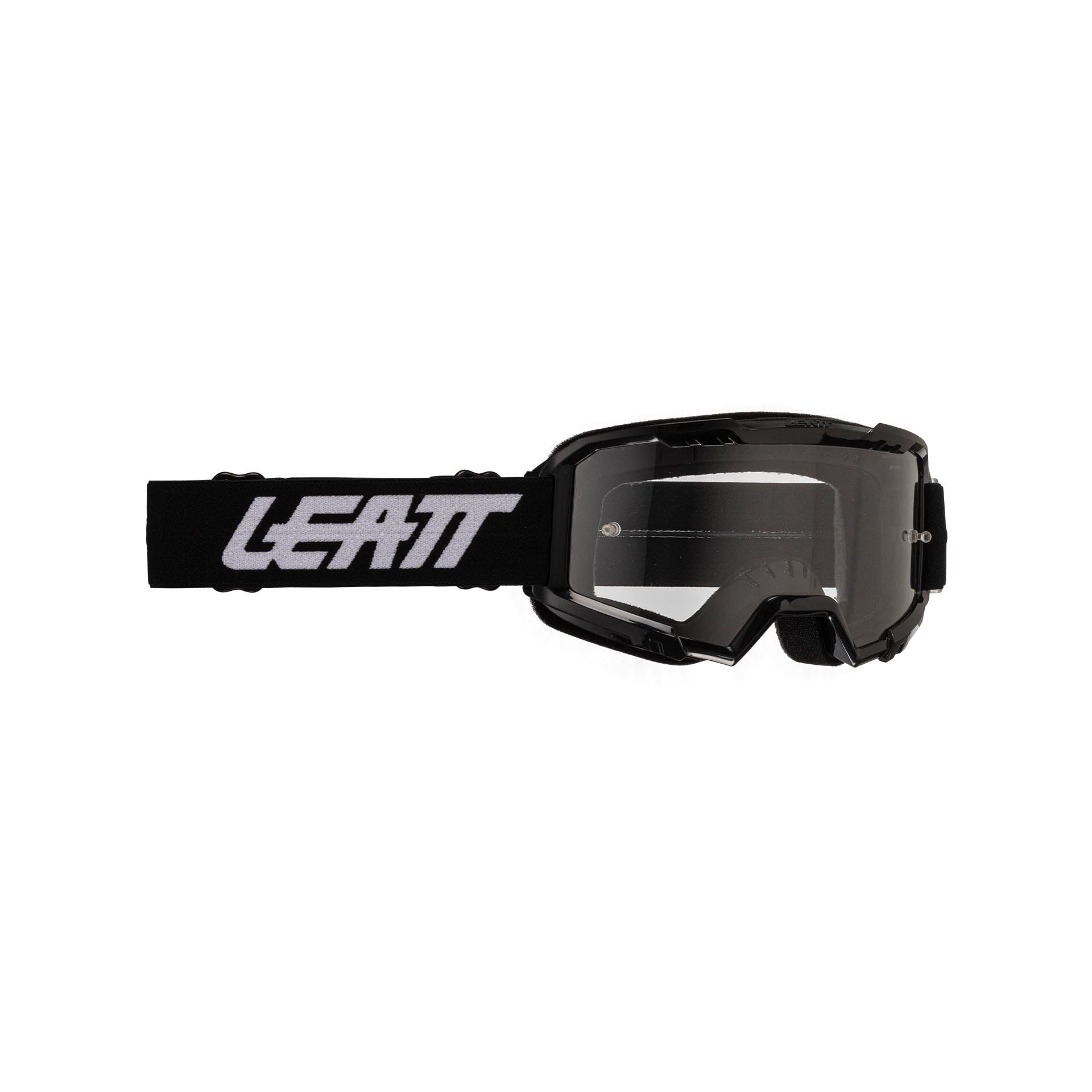 Leatt Unisex Adult Safety Glasses Vizion 2.5S Small 90 VLT Black Clear X, Black, One Size