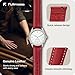 Fullmosa Watch Band, Quick Release Leather Watch Strap for Men Women, Replacement Bands Width 12mm 14mm 16mm 18mm 19mm 20mm 21mm 22mm 24mm