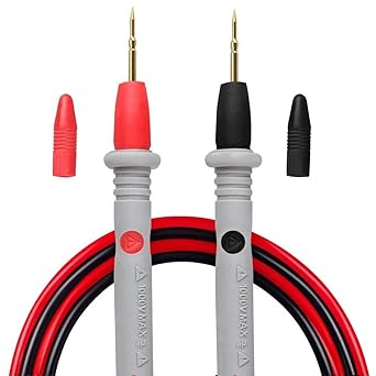 Ekavir Universal Probe Test Leads Pin for Digital Multimeter Needle Tip Meter Multi Meter Tester Lead Probe Wire Pen Cable 1000V 10A20A