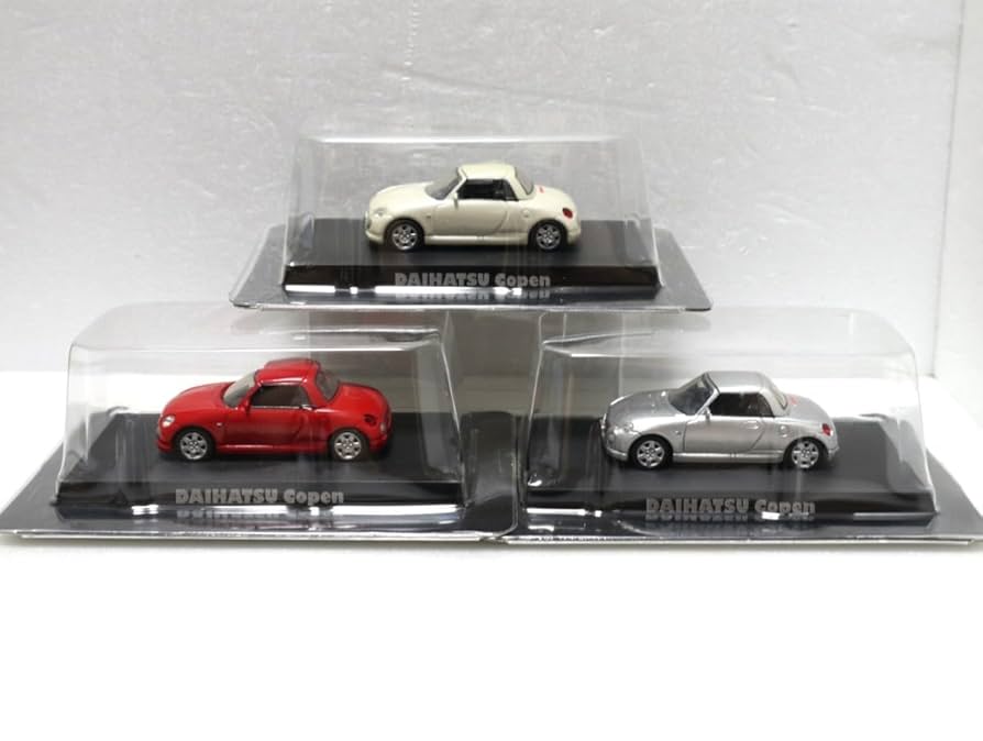 アオシマ ライトウェイトスポーツコレクション コペン 3色セット Amazon | アオシマ 1/64 ダイハツ コペン 3色セット ホワイト