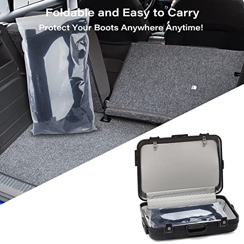 Portable Boot Storage Bags Dust Proof Shoe Bags for Storage Shoes, Boot, Clothing, Books, Toys and others, 8 Pcs 15.7"x27.5" Tall Boots Organizer Protector Bag for Home and Travel4