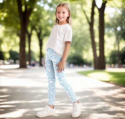 Kiench Girls Printed Leggings Yoga Pants for Kids Pack of 33