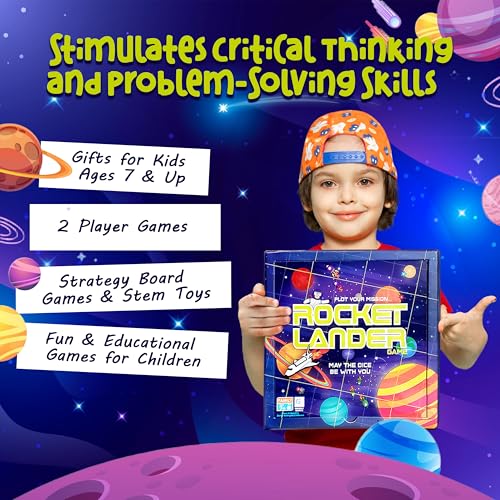 Griddly Kids RocketLander juego de mesa estratégico miniatura 2