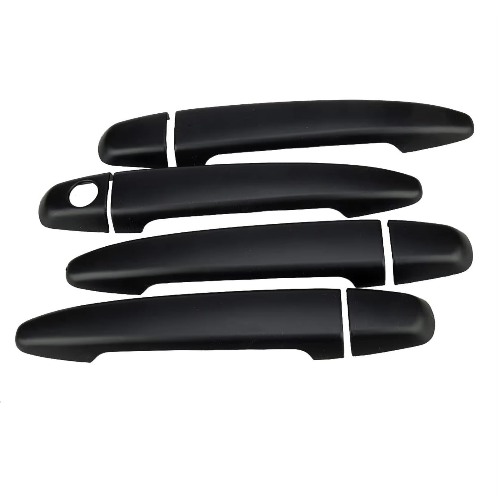 SYWHREV Door Handle Protectors Compatible with Toyota for Highlander 2008 2009 2010 2011 2012 2013 1 Set Car Exterior Door Handle Cover Trim Black