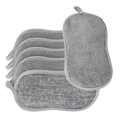 6 Estropajos Cocina Reutilizables de Doble Cara – Estropajo de Mi...