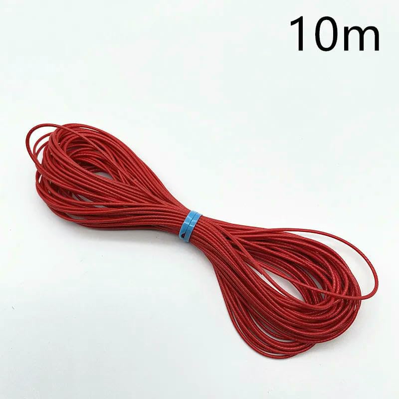 Cordón Encerado de 10 a 150 m, Hilo Encerado, Pulsera de Hilo, joyería de Moda, Venta al por Mayor, Cuerda para fabricación de Joyas, 10-1,0 mm (150 Metros)