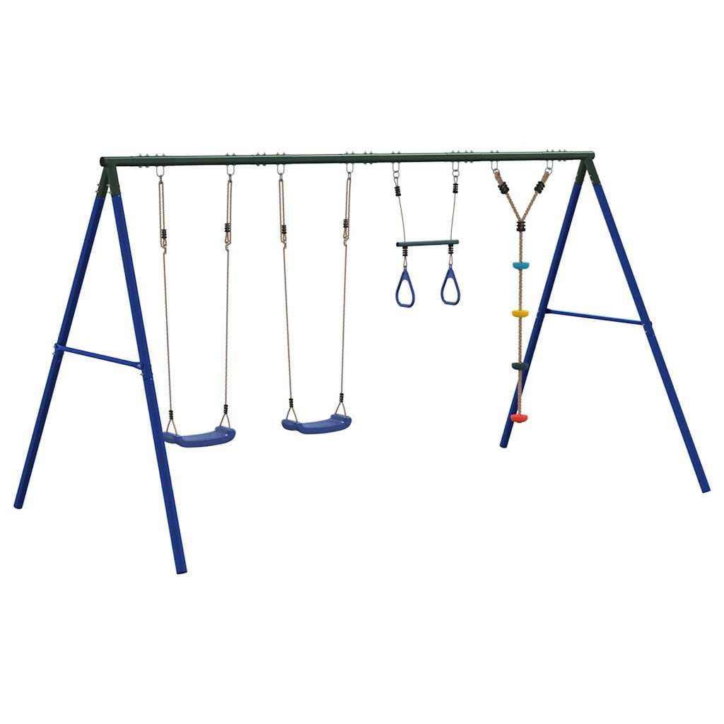 Mangloder - Set di altalena con struttura da arrampicata, per bambini dai 3 anni in su, stabile, versatile, per esterni