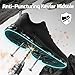 TANIELD Steel Toe Shoes for Men Women Lightweight Work Shoes Safety Shoes Air Cushioned Steel Toe Sneakers Indestructible Steel Tennis Toe Shoes Construction Industrial Work Safety Sneakers