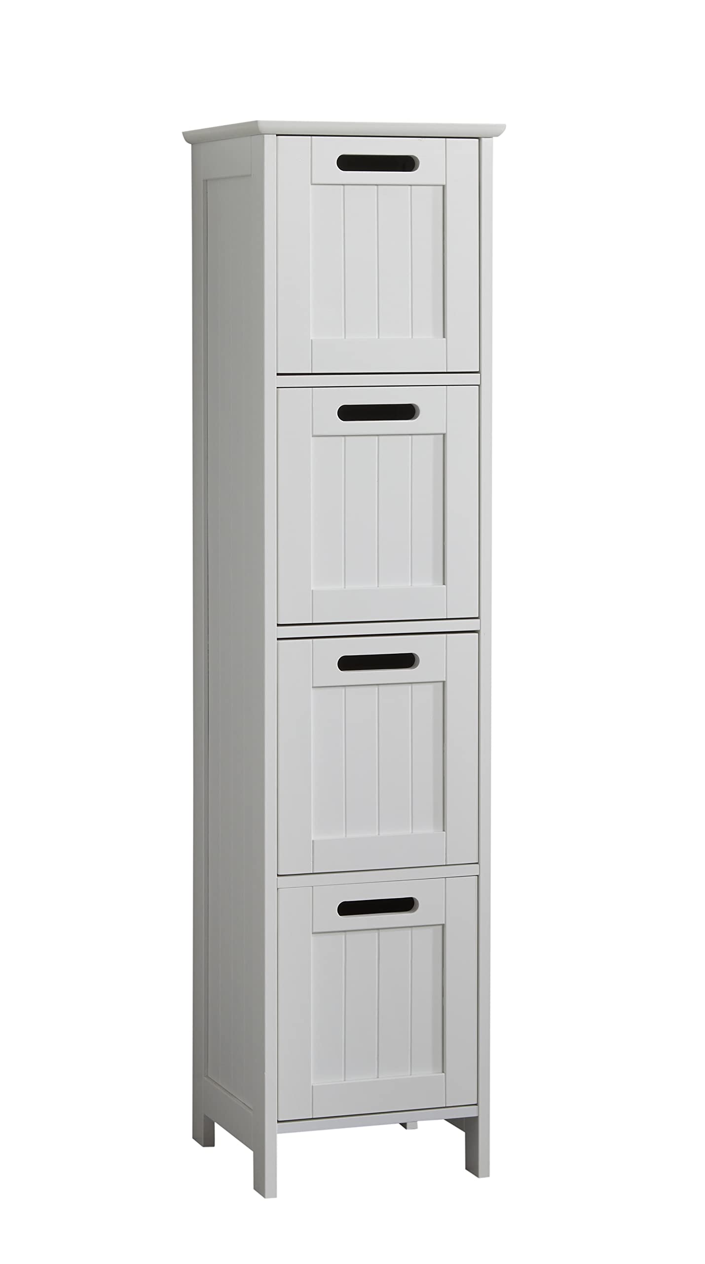 House & Homestyle freestanding Storage Cupboard, H 121.8cm x W x D 30cm c,White