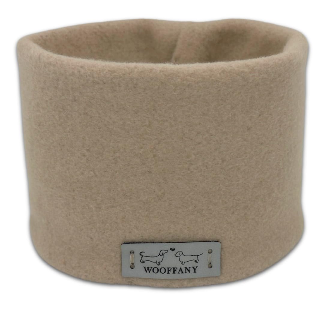 Écharpe loop pour chien WOOFFANY, fait main en coton polaire doux