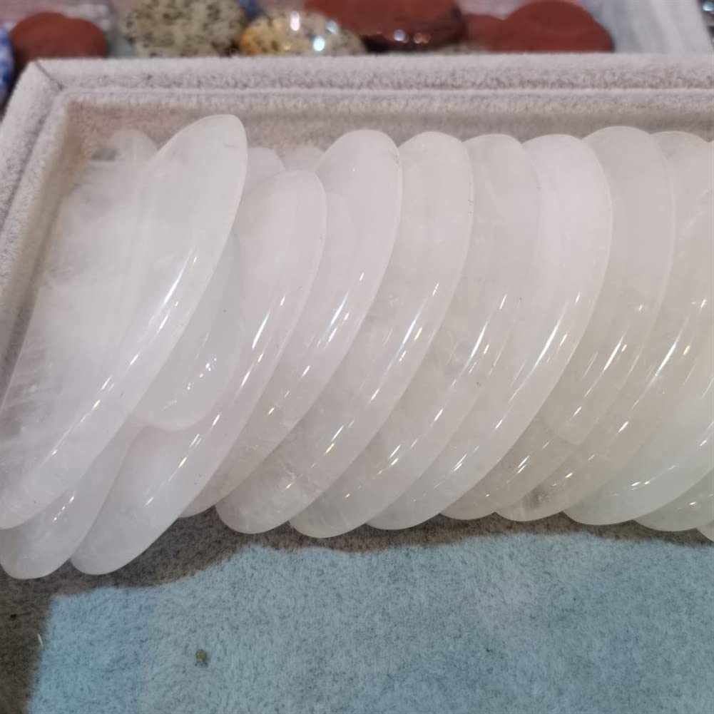 Decoración del hogar Natural Baijing Jade Gua Sha Tabla de afeitar Afeitar Ojo Gua Sha Herramienta de masaje Cuidado de la salud Belleza Acupoint Board Masajeador s decoración de la habitación