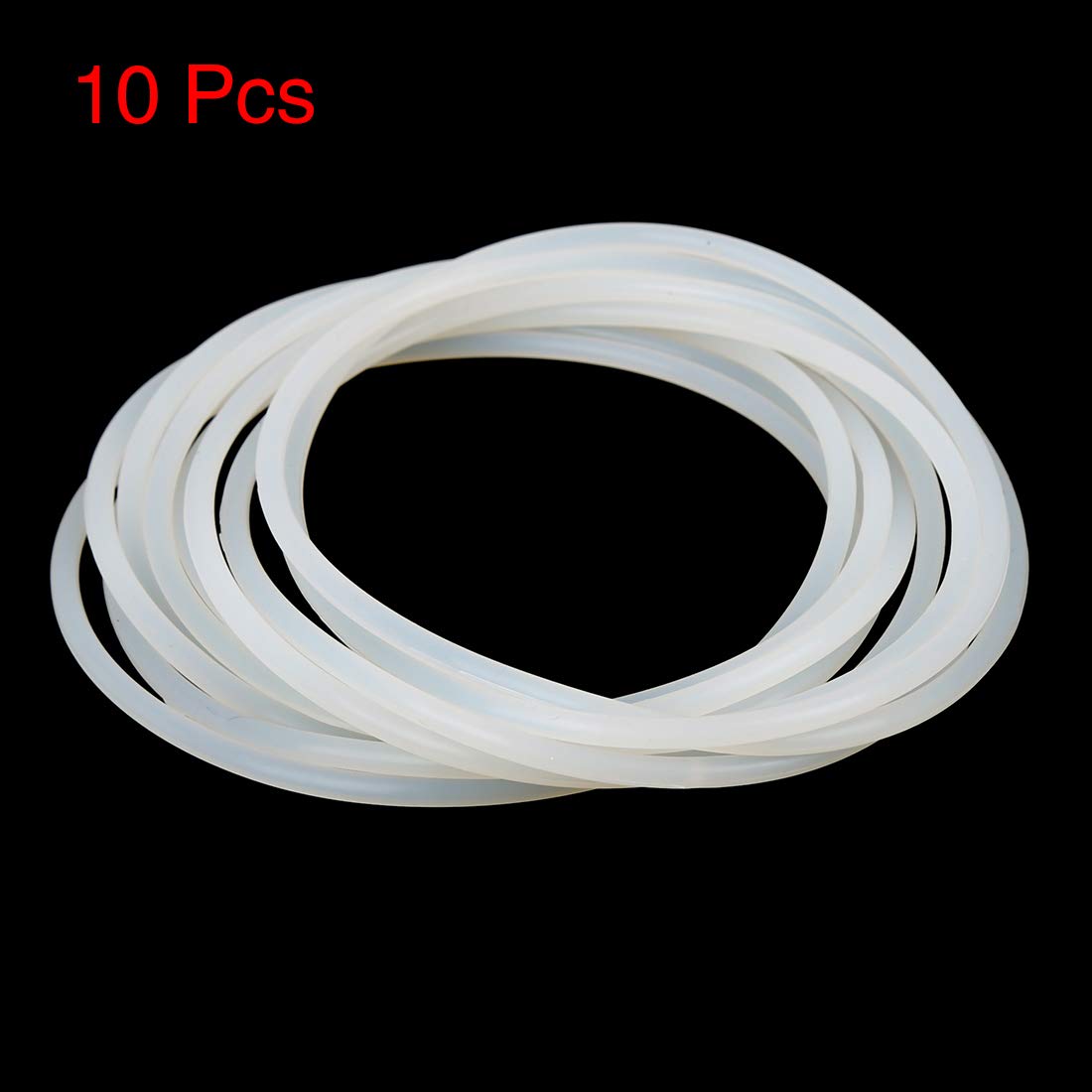 X AUTOHAUX Silicone O-Rings, 34mm OD 27mm ID 3.5mm Width VMQ Seal - View #12