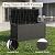 ATMELT 140 Gallon Outdoor Storage Box, Deck Box Waterproof, Toy Storage Bin