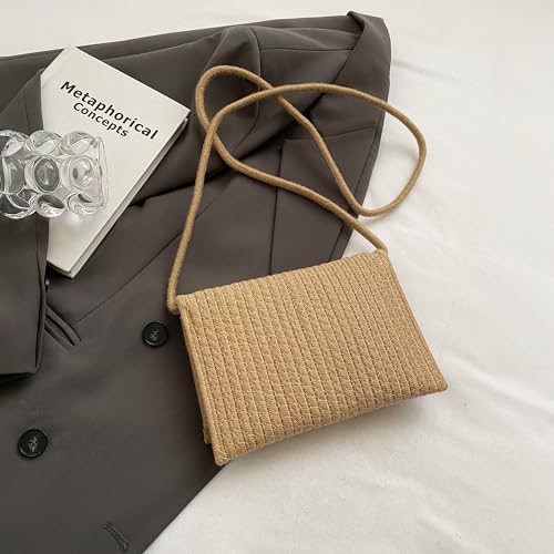 Women's Handmade Crossbody Handbag Small Size Flowers Pearls Clutch Purse3