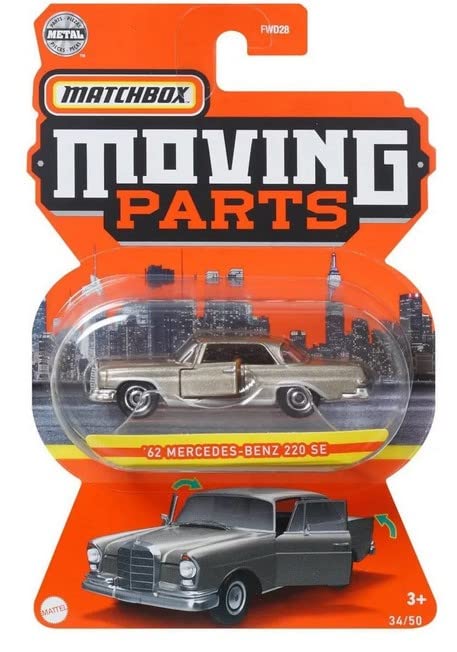 Matchbox Moving Parts '62 Benz 220 SE (Tan) 34/50