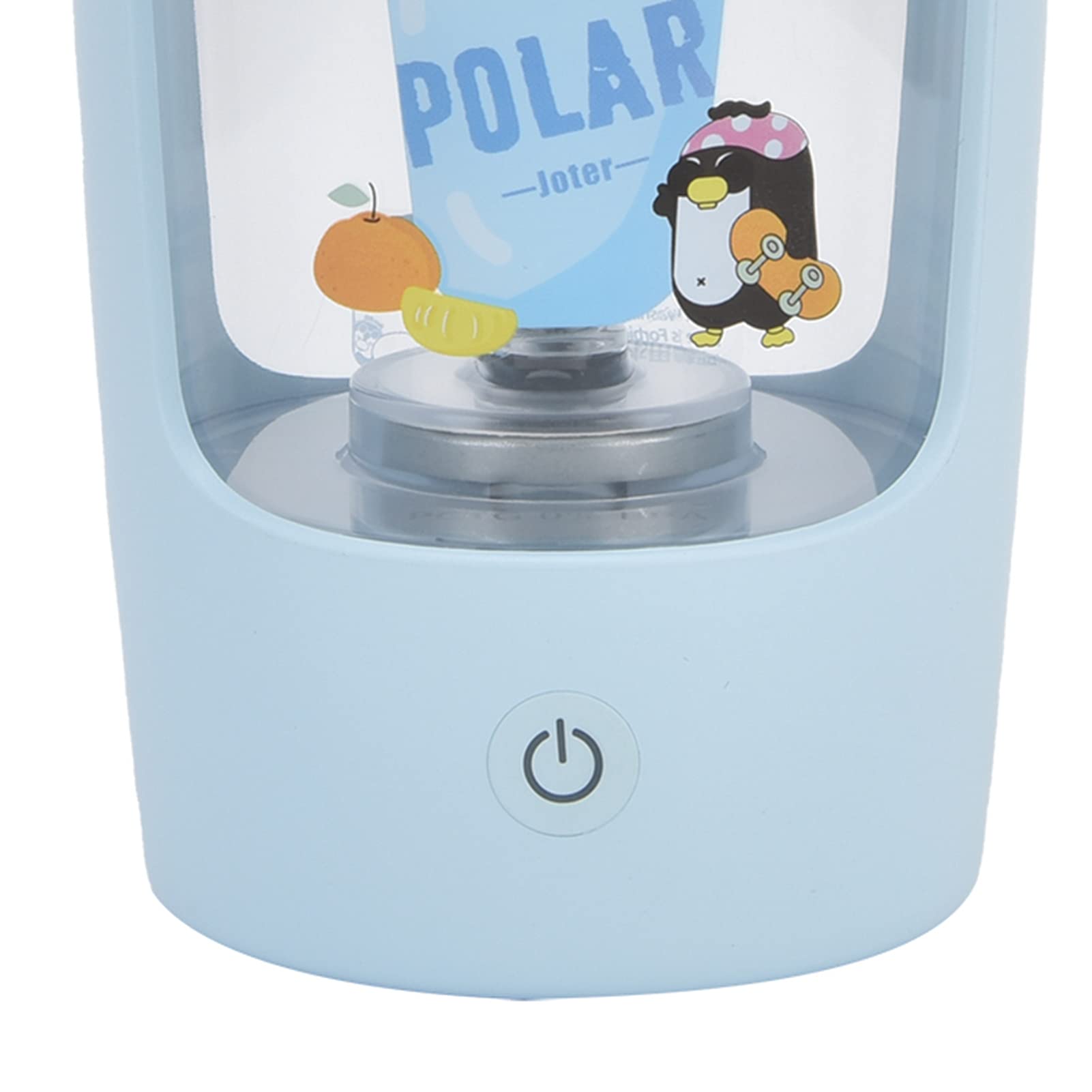 Shaker électrique rechargeable par USB, capacité de 650 ml, mélangeur de jus, tasse, bleu