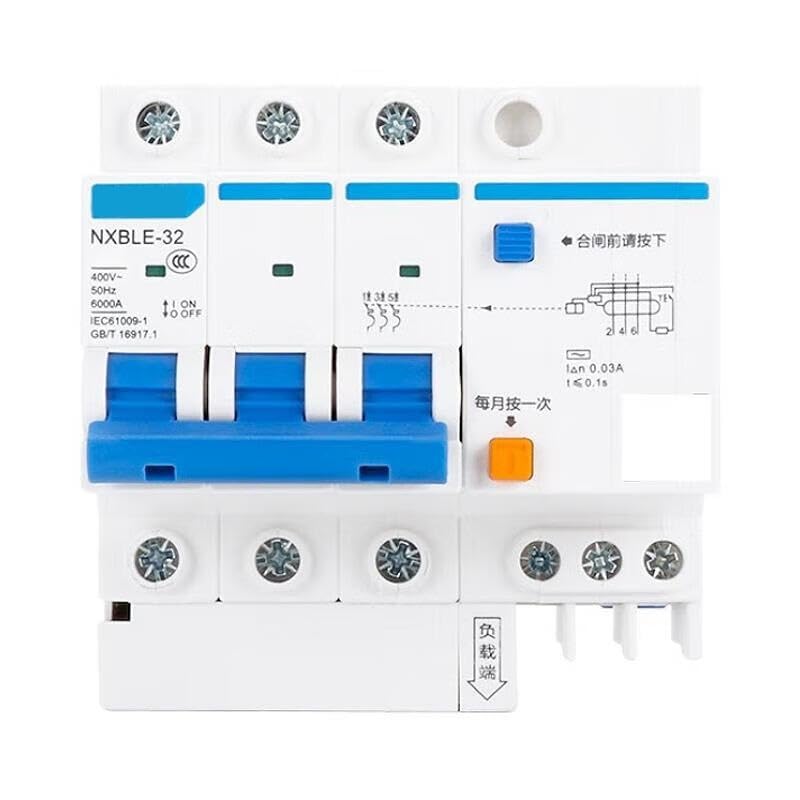 残留電流作動型遮断器；NXBLE-32 3P D10 30mA 6kA