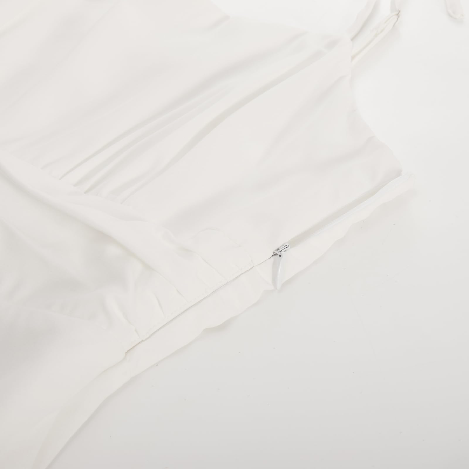 Belle Poque Abito Donna Midi con Cinturino a Spaghetti Casual Carino con Tasche da Spiaggia per Le Vacanze
