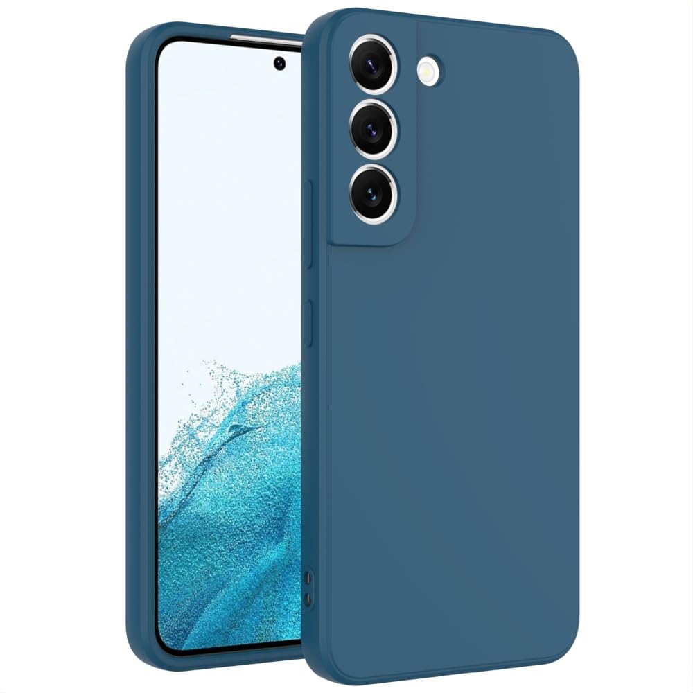 WOGROO for Samsung Galaxy S21 Plus Case Dark Blue, Scratch Resistant with Soft Touch, Slim Thin Phone Cover for Samsung Galaxy S21 Plus