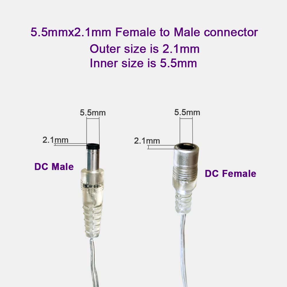 Interruttore dimmer unico, regolare la luminosità liberamente, bassa tensione con connettore DC femmina libero per strisce al neon LED, insegne al neon Decor.