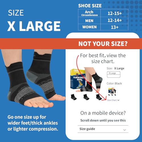 Image of 3 Pairs Plantar Fasciitis Socks Ankle Compression Sleeve with Arch Support