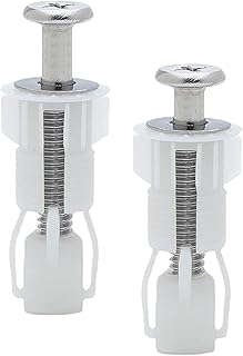 2 Pièces Fixation Abattant WC,Fixation Cuvette WC,Fixation Abattant WC Universel,pour Siège de Toilette,Matériau en Nylon(Style 2)