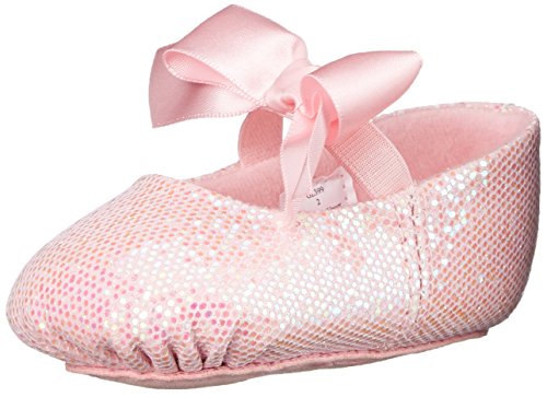 Dance Class Girl's Sparkle Baby Ballet-K, Pink, 7 M US Toddler