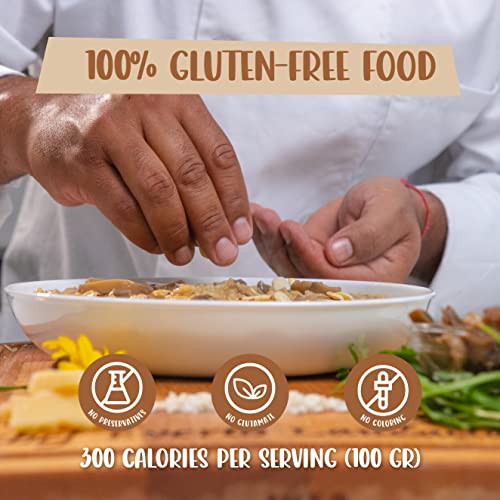 Porcini Mushrooms, Riso Scotti, Carnaroli Rice, Ready Meal, Easy To Cook, Italian Seasoned Risotto, Easy Dinner Side Dish, Just Add Water And Heat, , 7.4 Oz, 2-3 Servings #TOP4