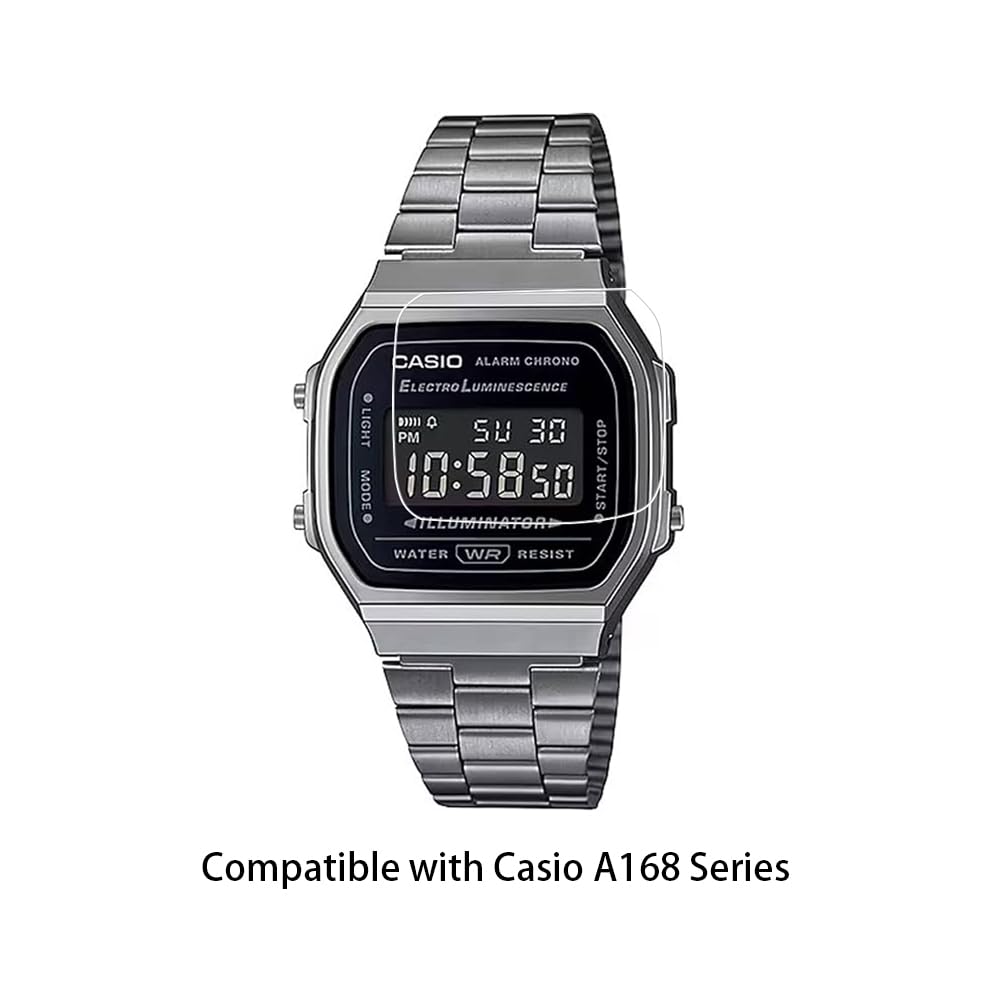CASIO チープカシオ A168WGG-1B 9H高硬度保護フィルム貼付済み Amazon | CASIO カシオ スタンダード A168WGG-1B 腕時計 メンズ