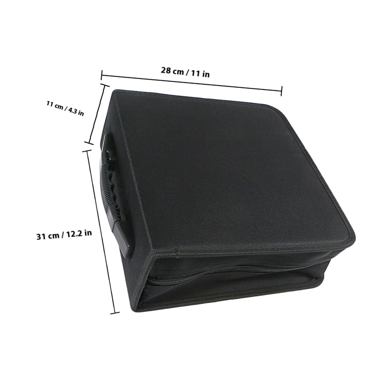 Gadpiparty Porta CD Custodia Borsa Dischi Dvd Organizer Trasporto Archiviazione Scatola Porta Dischi Custodia Dvd CD