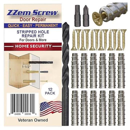 12 Pack Stripped Screw Repair Kit