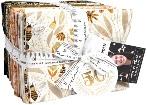 Gingiber Bee Garden 28 Fat Quarters 1 Panel Moda Fabrics 48410AB by Moda Fabrics - Used condition - US$115.23