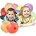 Coceca 50pcs Punch Balloons, Neon Punching Balloons with Rubber Band Handles, 18 Inch, Punch Balls for Gifts, Daily Games, Weddings
