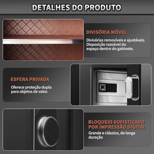 Cofre Eletronico Digital, Cofre, Cofre Digital, Cofre Eletronico, Cofre Biométrico para Impressões D
