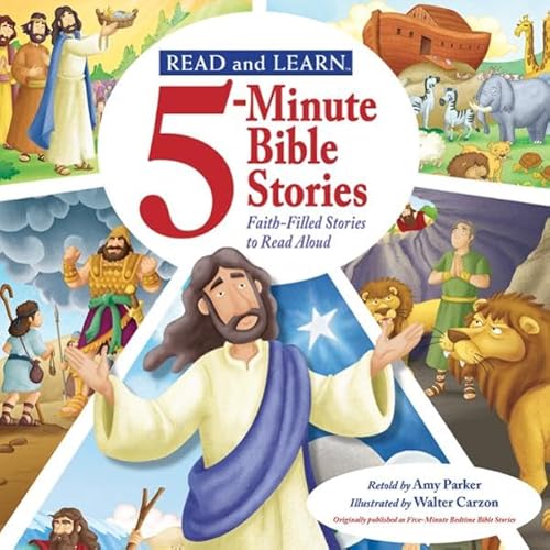 Page de couverture de Read and Learn: 5-Minute Bible Stories: Faith-filled Stories to Read Aloud