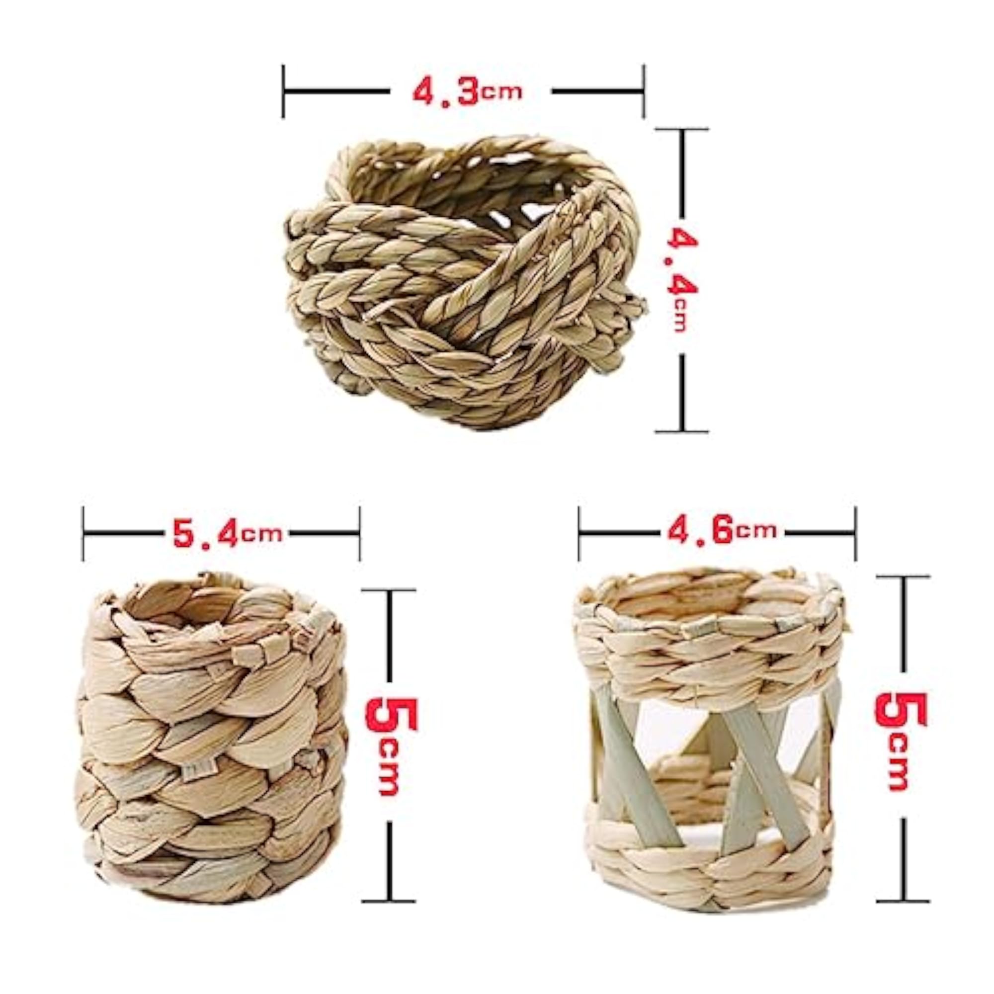 6X Handmade Napkin Rings for Kitchen Dinner Table