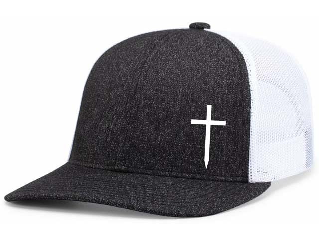 Trenz Shirt CompanyChristian Embroidered Cross Hat
