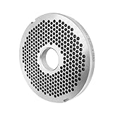 Wolfcut E130 Fleischwolfscheibe codiert mit 2 Nuten und 4,5 mm Bohrung System Unger Werkzeugstahl