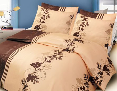 Housse de couette 160 x 200 en coton öko-tex parure de lit 3 pièces