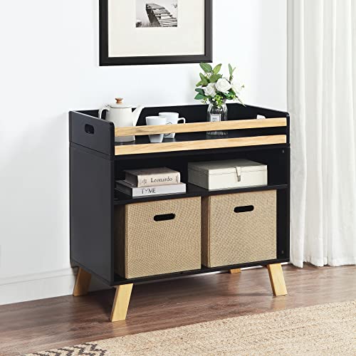 Suite Bebe Livia Changing Table In Black & Natural #TOP5