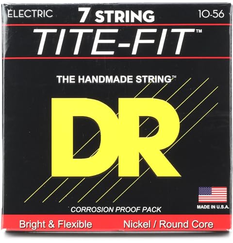 DR Strings Tite Fit Electric Round Core 7 String 10-56