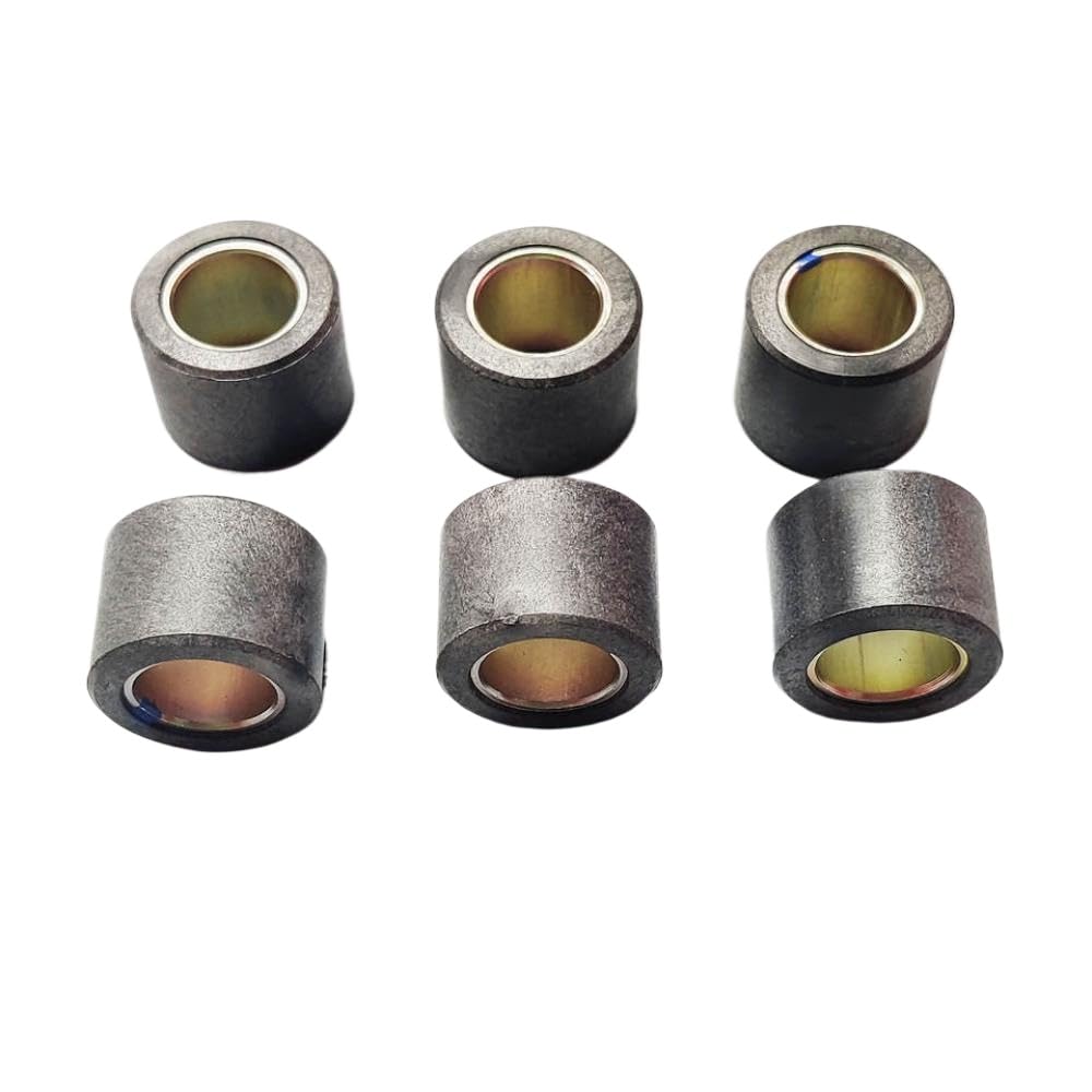 6 Pezzi Pesori rulli del variatore Scooter per PGO BUGRIDER 250 ATV a 4 Ictus Set Compatibile 23x18mm 20g 20g