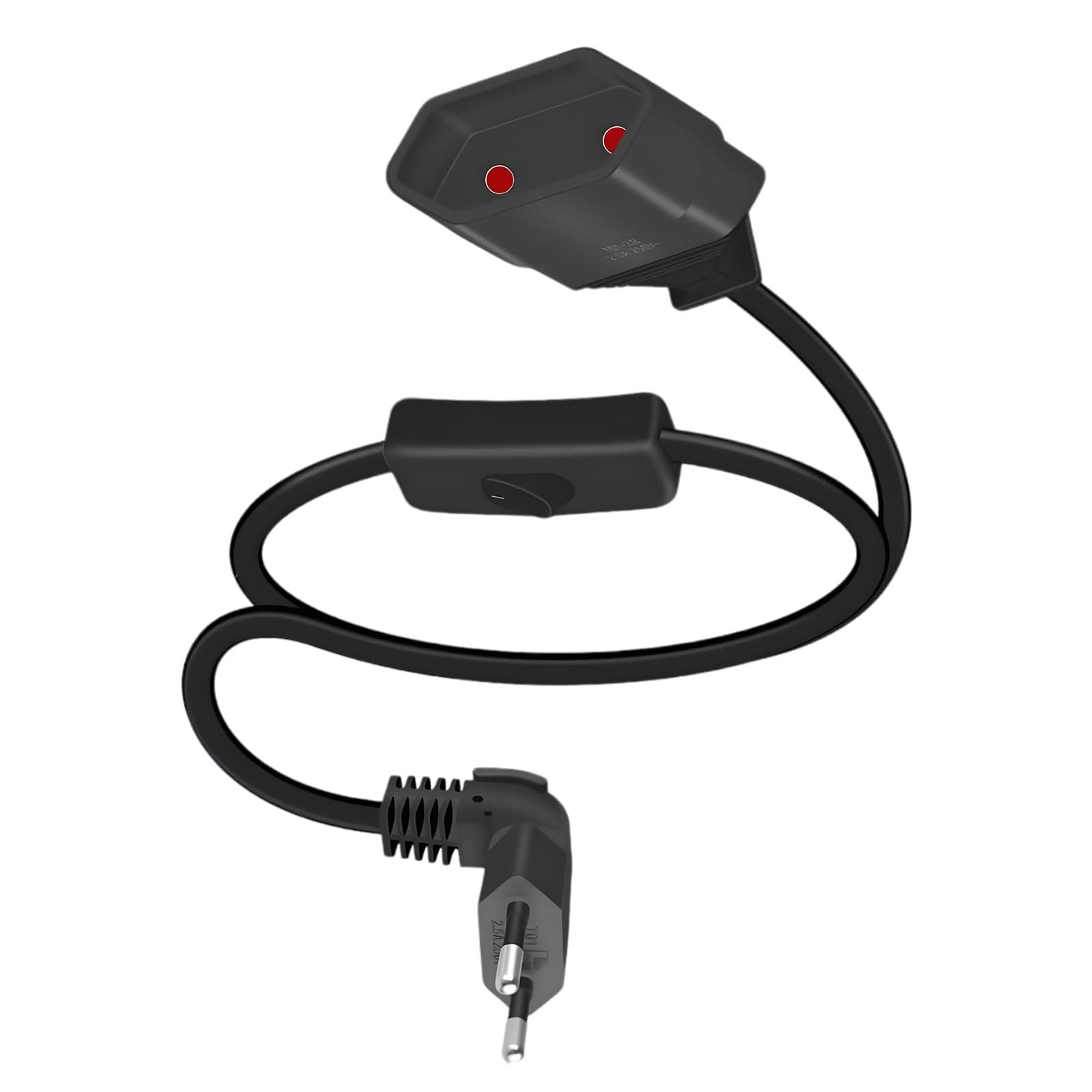 MejaRizon Kabel mit Stecker, 1.5m Netzkabel 2 Polig, Anschlu