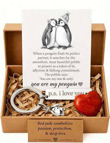 BABYQLO Penguin Gift Box Set - Romantic Anniversary I Love You Presents for Him...
