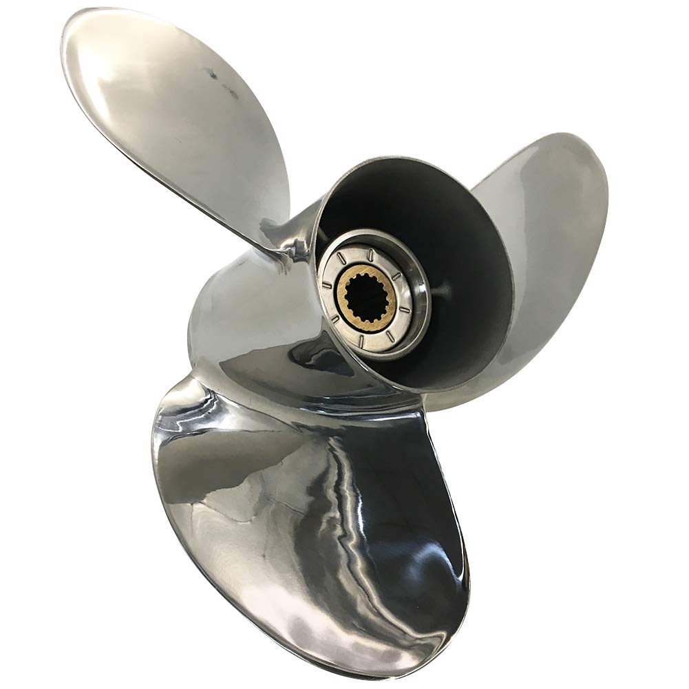 Buy ARKDOZA 3 Blade 15 Spline Stainless Steel Propeller RH SS Props for
