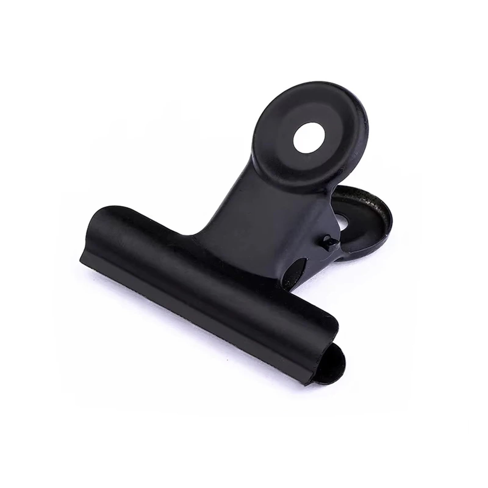 Foldback Klammern 10er-Pack Büroklammern aus schwarzem Metall for Büromaterial, kleine Buchbefestigungsklammern, Skizzenbrettklammern, Haushaltsbedarf(75mm-10P)